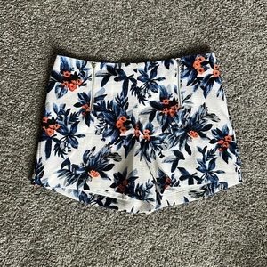 High-Rise Floral Shorts
